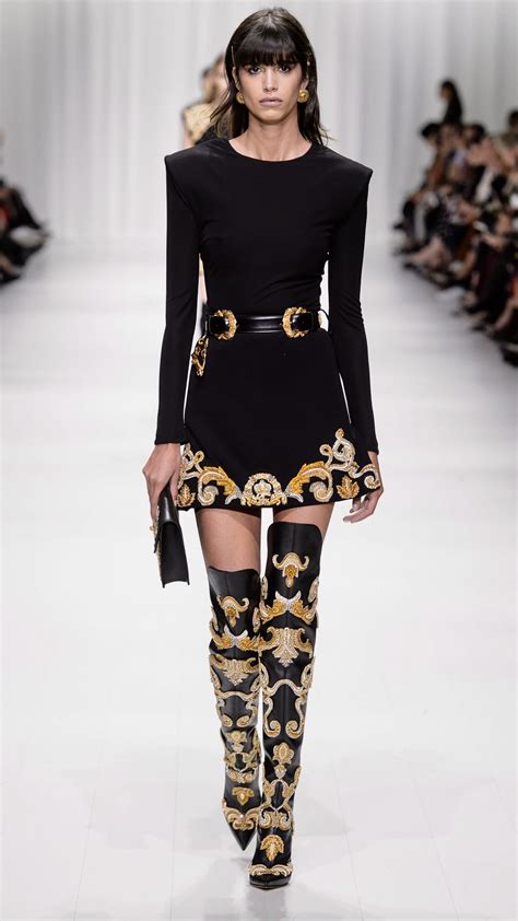 black versace outfit|Versace cute dresses.